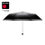 ドイツKnirpsパリソル女性の日焼け止め傘は紫外線防止が非常に強いですので、三つ折り折り折りの傘はマニアルで黒いゴムの傘を開けて置きます。