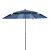 美度(2.4 m)魚釣り傘の日焼け止め紫外線を防ぐ厚い黒ゴムの屋外日傘を補強して二重防風をすると折りたたみ畳となります。晴雨兼用傘D 305は青を隠すところです。