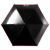 BLACK LEMON nano bloc blockコンパクトパラソル小黒パソル黒スエド折られた畳傘タワーポンポポウダー