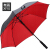 雨の大き目のサズの伞の男性柄の二重伞を补强して强い风に抵抗して日よけする女性の晴雨両用プリンストのロゴの广告のゴルフの伞の二重（外黒内の酒の赤）のペ-130 cm