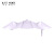 JUST MODEノ自動雨傘紫外線防止折りたたみたみ自動傘男女兼用強水付自動傘-魅紫