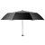 バーナの下でBAANAUNDERパラソル女性紫外线対策折りたたみた傘晴雨兼用ミニ三つ折り二重の黒傘浜梨椿