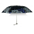 天堂伞の黒いゴムは紫外线の日よけの日伞の小さいさわやかな女性をガードします。