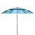 美度(2.4 m)魚釣り傘の日焼け止め紫外線防止の厚い黒いゴムの屋外日傘は二重防風を強化して、万向晴雨兼用傘D 305空色をした。