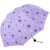 天堂伞が黒いゴムのアイデアの半层の三つ折りの日伞に当るのは晴雨兼用伞の31814 E紫です。
