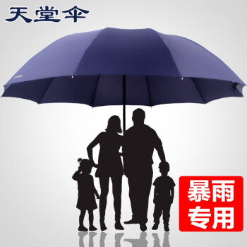 パソル男女の傘は大きするです。超大型の三つ折り傘です。