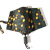 C'monレモンセンセンサイド日傘黒いゴムムの日よ傘小さな黒い傘のした晴雨兼用傘女性の紫外線対策黒