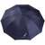パソルを强めて补强します。黒ゴム三折晴雨兼用傘33563 E紺色です。