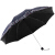 パラソル(UPS 50+)黒ゴム三つ折りのパソル晴雨兼用傘を大打撃