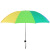 パソル(UPF 50+)七色の世界は、黒ゴムの三つ折りの晴雨兼用傘33395 Eレインボブを強化します。