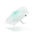 パナのパソルパソル晴雨兼用パラソル紫外線カット三つ折り半透明パナの下に個性的な傘ミニ超軽量鉛筆傘薄青