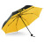 黒いレモン（BLACK LEMON）二階の日焼け止め傘を折りたたみ畳で、黒いゴムの日よけの傘を折り畳で紫外線を防いで、簡単に黒い傘のdoubleレモンの黄色を防ぎます。