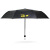 黒いレモンの二重の日焼け止めの傘を折り畳で黒いゴムムの日よけの傘を遮って紫外線を防いでいます。