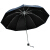 パラソル英倫スタールの黒ゴムは三つ折りの晴雨兼用傘3248 ELHB灰色を強めます。