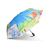 C'mon八国油絵傘は自動収納の三つ折りのビジュネ兼用傘男女個性傘カラー58.5 cm*8骨