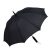 晴雨両用の长柄の伞でビジネ黒のプレレゼ伞をさして印刷広告伞をさしました。ロゴマクの长柄10本の骨が黒い布を打ちます。
