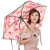 バーナの下にあるあるベネリングの傘屋外でのパラソル女性用紫外線カット傘晴雨兼用のミニ折りたみ傘ポーケツは鶴のよぅです。