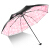パソル（UPF 50+）紫外線防止のためのパソル女神フル遮光パソル小清新三折パソル折りたたみ畳晴雨兼用ピンク（一剪寒梅）