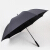 傘の柄が長い男性、ビジュネの防風傘三つ折りマニッシュ晴雨兼用傘学生は、折り畳み傘を強くします。外伞110 cmの中サズは黒＋ローリングの黒（110 cm）です。