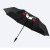 熊本クマ三つ折りマイニルール傘黒ジェルマニUVカート紫外線対策携帯テープパソル雨対策傘男女黒