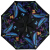 パソル二重の傘の面が黒いゴムの55 cm*8骨の三つ折りのパソル晴雨兼用傘31818 Eピンク