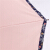 パソル二重の傘の面が黒いゴムの55 cm*8骨の三つ折りのパソル晴雨兼用傘31818 Eピンク
