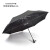 DEVITTON傘ビジネの創意純色のハーン傘を三つ折りにしました。自動的に開けました。シングと大型の嵐対策傘です。