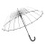 透明傘16本の傘は雨を防ぐためにファンシーの傘の折り返し手-16骨の透明な傘の取り手