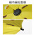 かわいい漫画の全自動傘の三つ折りの日傘の晴雨兼用傘の女性の黒いゴムの日よけ紫外線防止の屋外の三つ折りの自動傘-ブラウ熊-黄色の傘の下で直径の97
