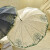 长い伞の柄のままぐすの伞の晴雨の両は森を使って复古の女子学生の半自动伞の韩国の小さい清日系の文芸の长い伞の柄の女性の米の白を结び付けます。